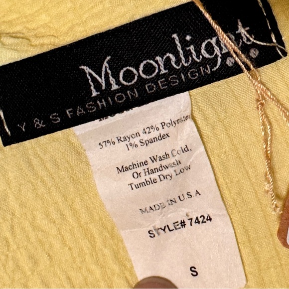 Moonlight by Y&S Fashion Asymmetrical Hem Tunic Shirt dress size small - Picture 4 of 6